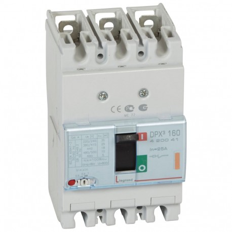 420041 LEGRAND DPX3160 mag. 3P 25kA 25A