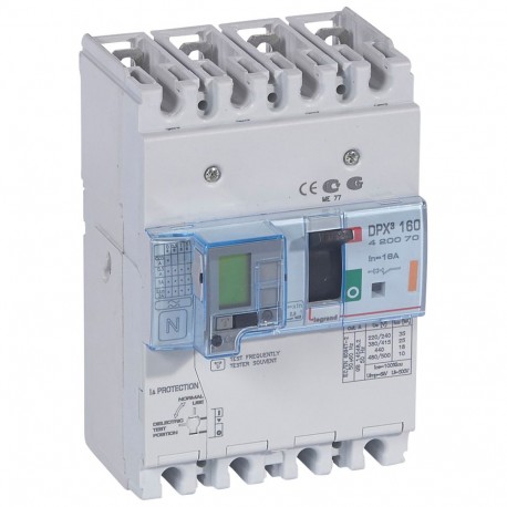 420070 LEGRAND DPX3160 mag+dif 16A 4P 25kA