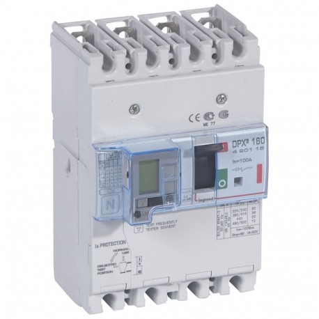 420115 LEGRAND DPX³160 mag+dif 4P 100A 36kA