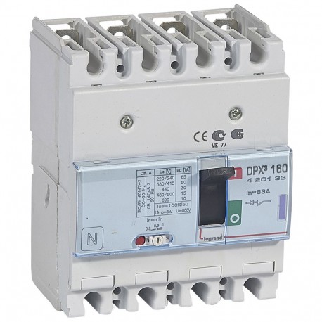 420133 LEGRAND DPX3160 mag. 50kA 4P 63A