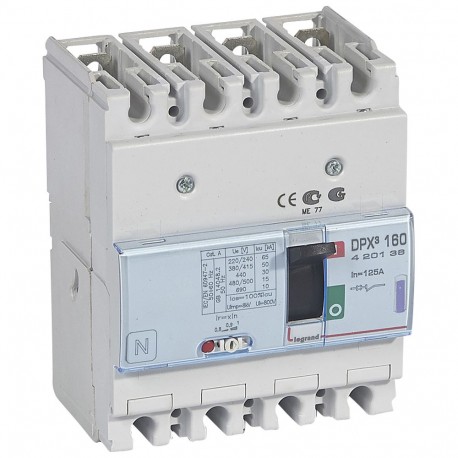 420136 LEGRAND DPX3160 mag. 4P 50kA 125A