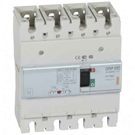 420217 LEGRAND DPX3250 mag. 4P 25kA 160A