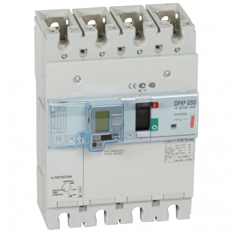 420258 LEGRAND DPX3250 mag+dif 4P 200A 36kA