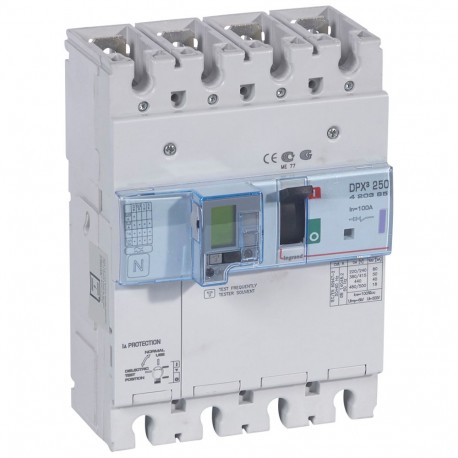 420385 LEGRAND DPX³250 elec+dif 4P 100A 50kA