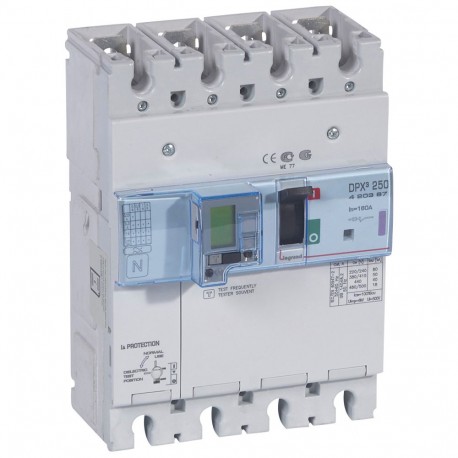 420387 LEGRAND DPX3250 elec+dif 4P 50kA 160A