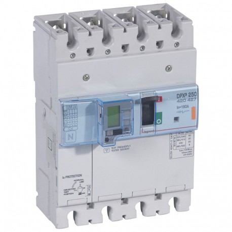 420427 LEGRAND DPX3250 o+md+dif 4P 160A 25kA
