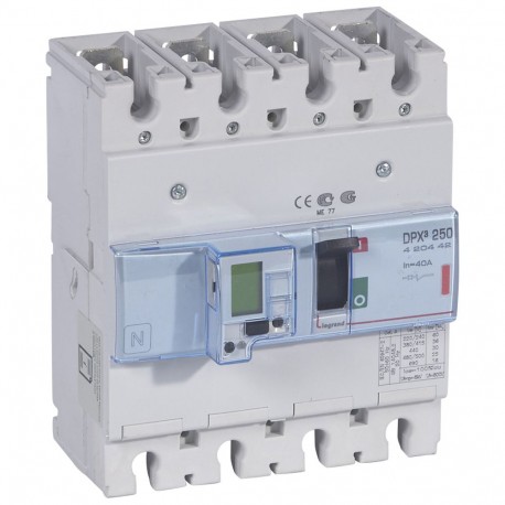 420442 LEGRAND DPX³250 elec+med 4P 40A 36kA