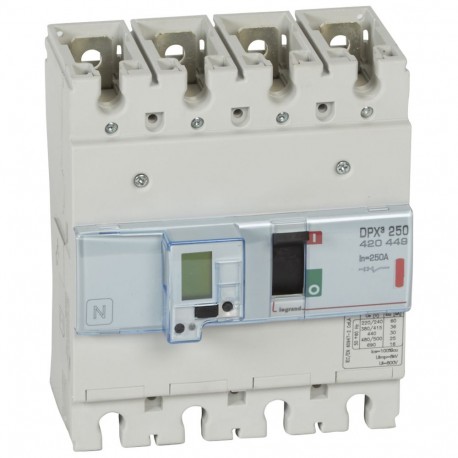 420449 LEGRAND DPX³250 elec+med 4P 250A 36kA