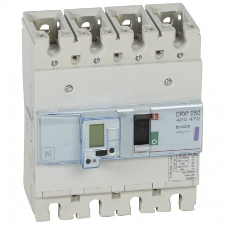 420472 LEGRAND DPX³250 elec+med 4P 40A 50kA