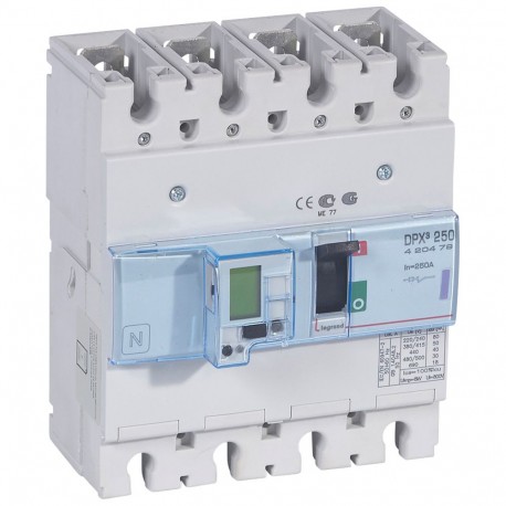 420479 LEGRAND DPX3250 elec+med 4P 50kA 250A