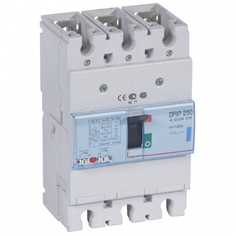 420605 LEGRAND DPX3250 маг. 3Р 100А 70ка