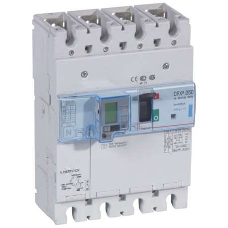 420628 LEGRAND DPX3250 mag+dif 4P 70kA 200A