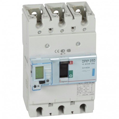 420635 LEGRAND DPX³250 elect. 3P 40A 70kA