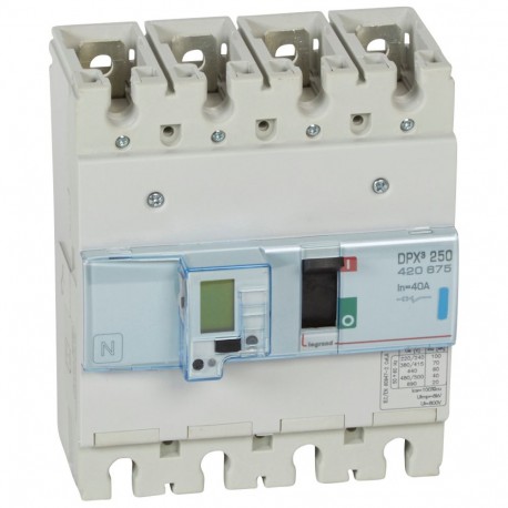 420675 LEGRAND DPX3250 elec+med 4P 70kA 40A