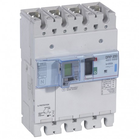 420689 LEGRAND DPX3250 le+md+dif 4P 250A 70kA