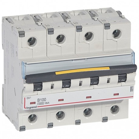 409090 LEGRAND MAGNETE DX3 10/16kA B 4P 100A
