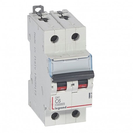 409199 LEGRAND MAGNETE DX3 10/16kA C 2P 6A