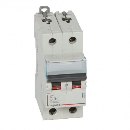 409202 LEGRAND MAGNETE DX3 10/16kA C 2P 16A