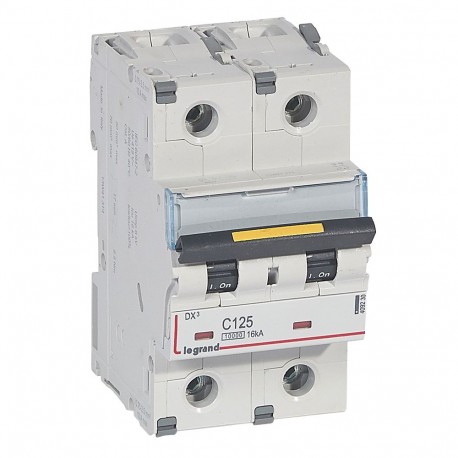 409230 LEGRAND AIMANT DX3 10/16kA C 2P 125A