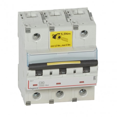 409280 LEGRAND MAGNETE DX3 10/16kA C 3P 80A