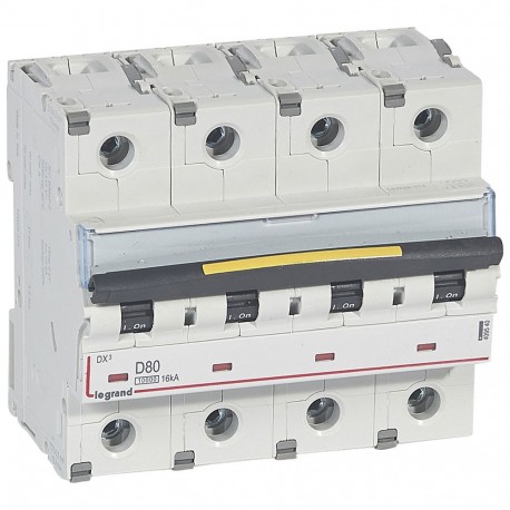 409540 LEGRAND Магнит DX3 на 10/16ка Д 4П 80А