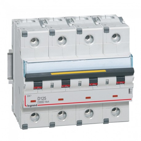 409542 LEGRAND MAGNETE DX3 10/16kA D 4P 125A