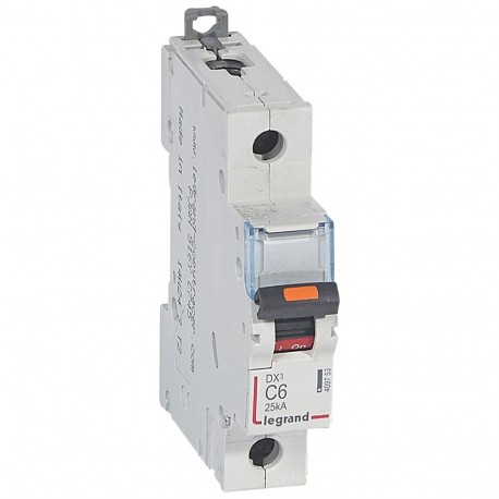409753 LEGRAND MAGNET DX3 25kA C 1P 6A