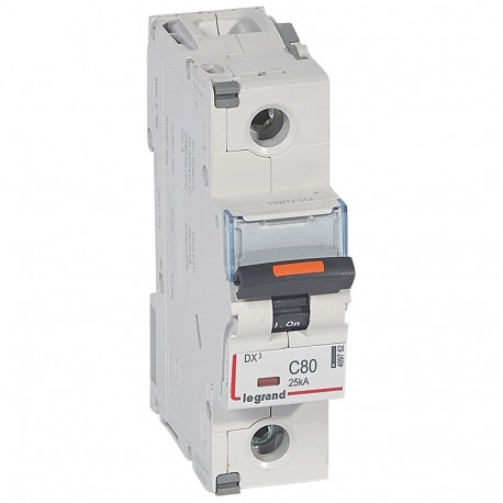 409762 LEGRAND AIMANT DX3 25kA C 1P 80A