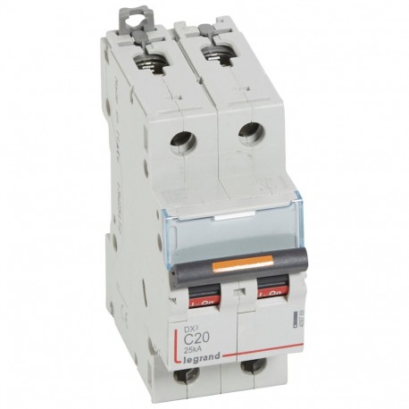 409769 LEGRAND MAGNET DX3 25kA C 2P 20A