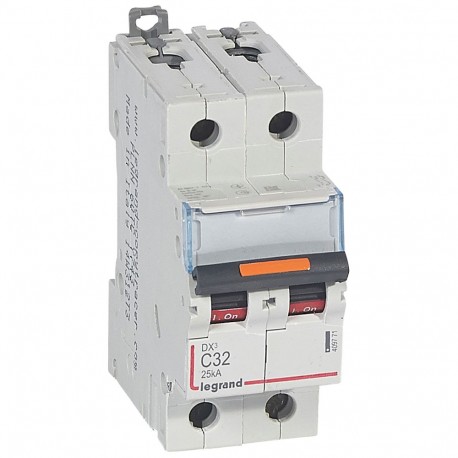 409771 LEGRAND MAGNETE DX3 25kA C 2P 32A