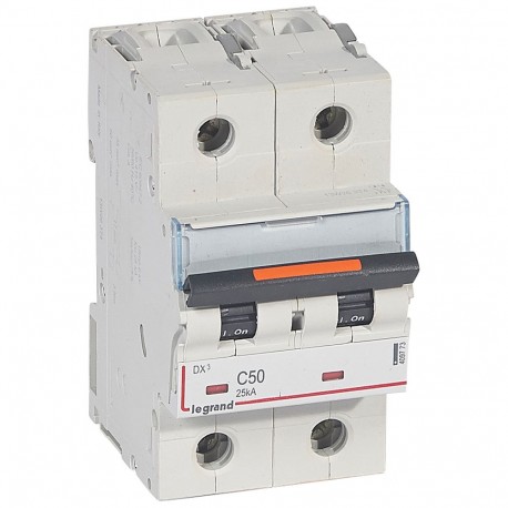 409773 LEGRAND MAGNETE DX3 25kA C 2P 50A