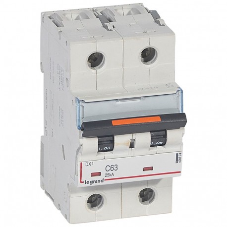409774 LEGRAND MAGNET DX3 25kA C 63A 2P