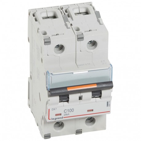 409776 LEGRAND MAGNETE DX3 25kA C 2P 100A