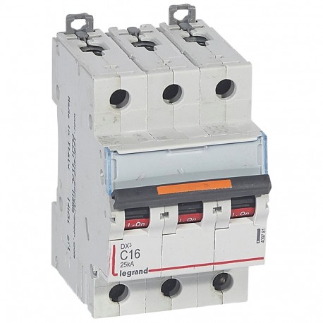 409781 LEGRAND MAGNETE DX3 25kA C 3P 16A