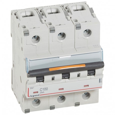 409789 LEGRAND MAGNETE DX3 25kA C 3P 100A