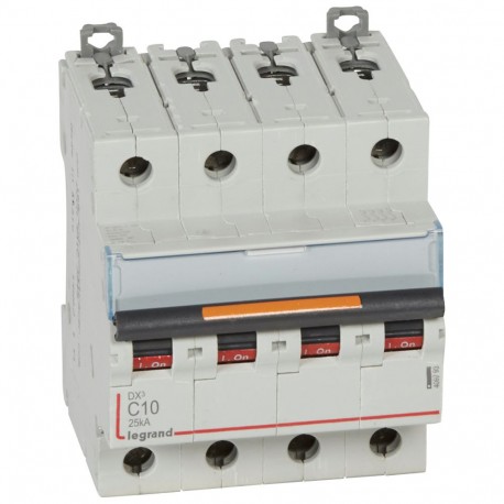 409793 LEGRAND MAGNETE DX3 25kA C 4P 10A