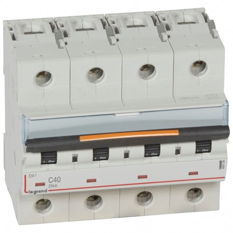 409798 LEGRAND AIMANT DX3 25kA C 4P 40A