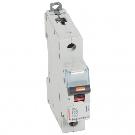 409805 LEGRAND AIMANT DX3 25kA D 1P 6A