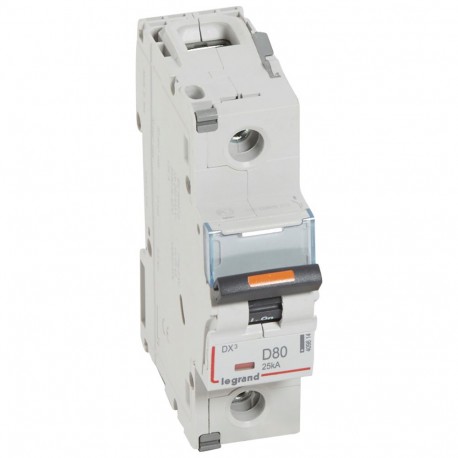 409814 LEGRAND MAGNETE DX3 25kA D 1P 80A