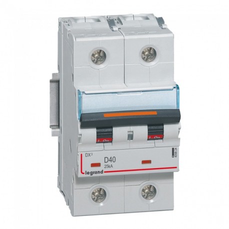 409824 LEGRAND AIMANT DX3 25kA D 2P 40A
