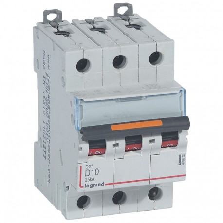 409832 LEGRAND MAGNETE DX3 25kA D 3P 10A