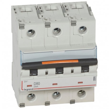 409840 LEGRAND MAGNET DX3 25kA D 3P 80A