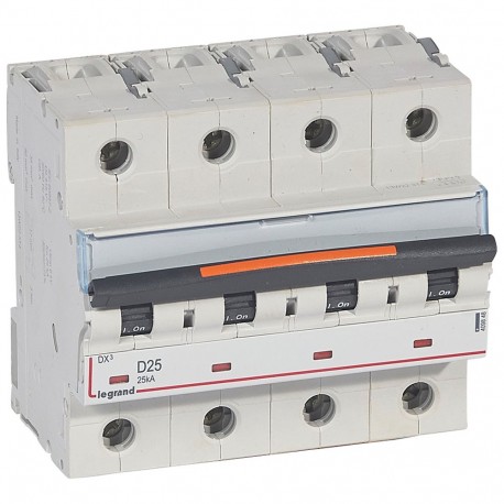 409848 LEGRAND MAGNET DX3 25kA D 4P 25A
