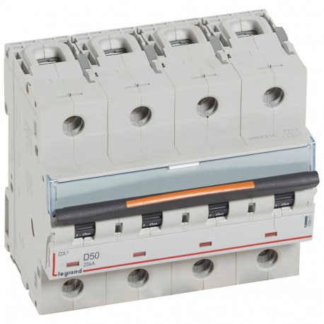 409851 LEGRAND AIMANT DX3 25kA D 4P 50A