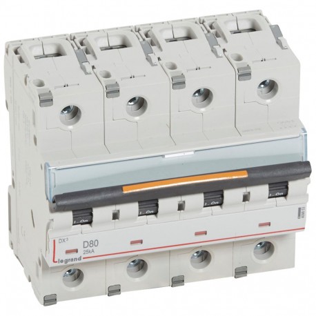 409853 LEGRAND AIMANT DX3 25kA D 4P 80A