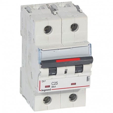 410010 LEGRAND AIMANT DX3 36kA C 2P 25A