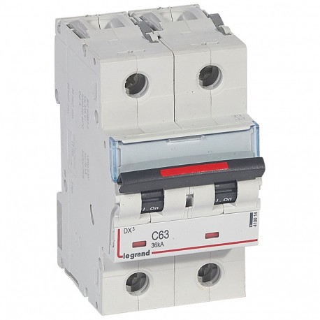410014 LEGRAND MAGNETE DX3 36kA C 2P 63A