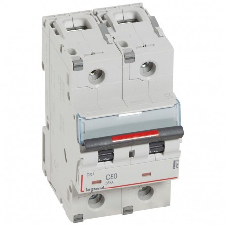 410015 LEGRAND MAGNET DX3 36kA C 2P 80A