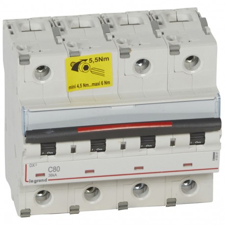 410041 LEGRAND Магнит DX3 на 36ка с 4П 80А