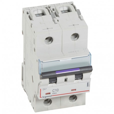 410147 LEGRAND MAGNETE DX3 50kA C 2P 10A